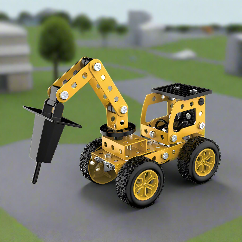 MetalBuild - Tough and Educational - Construction Vehicle Kit