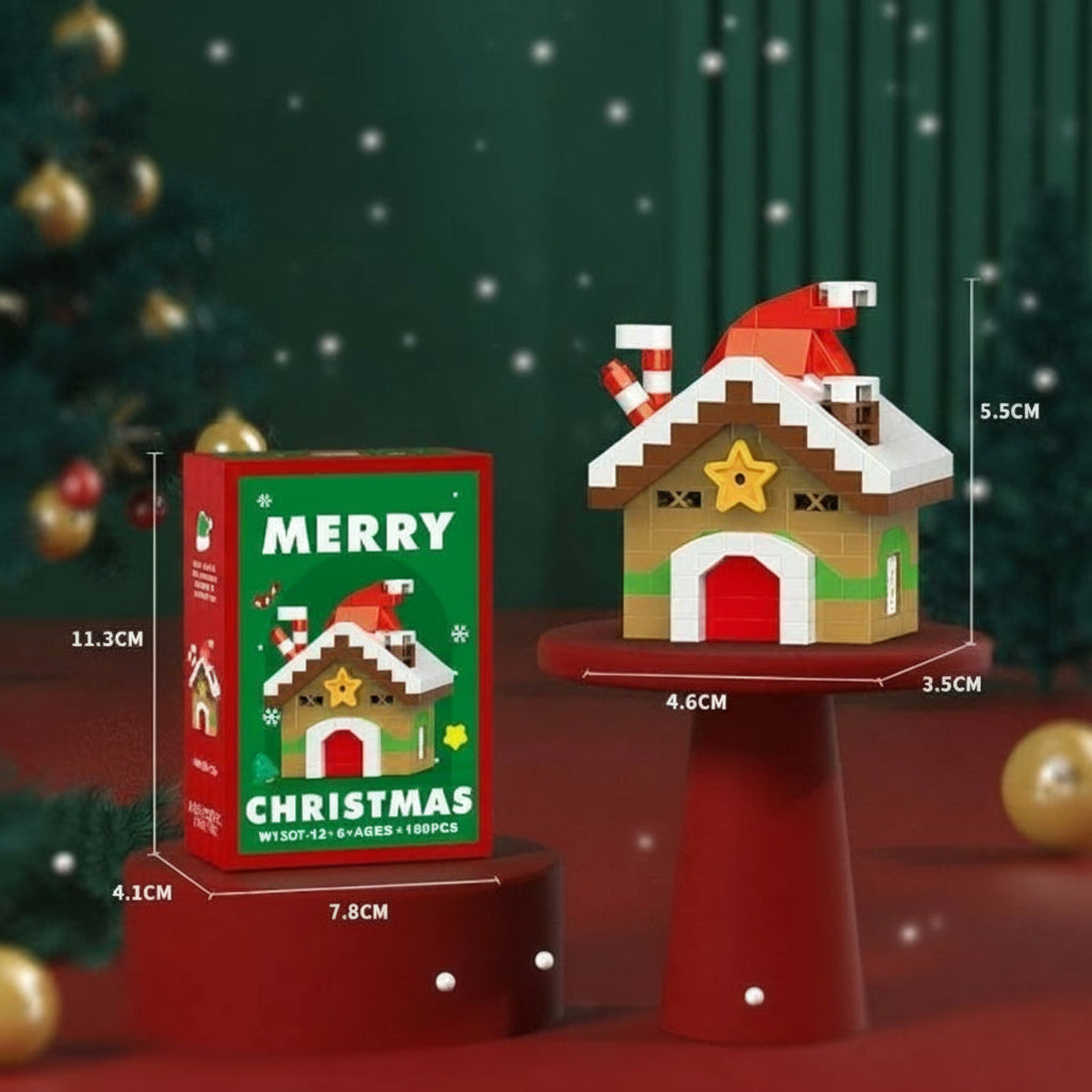 HolidayBlocks - Cheerful & Decorative - Mini Christmas Building Blocks