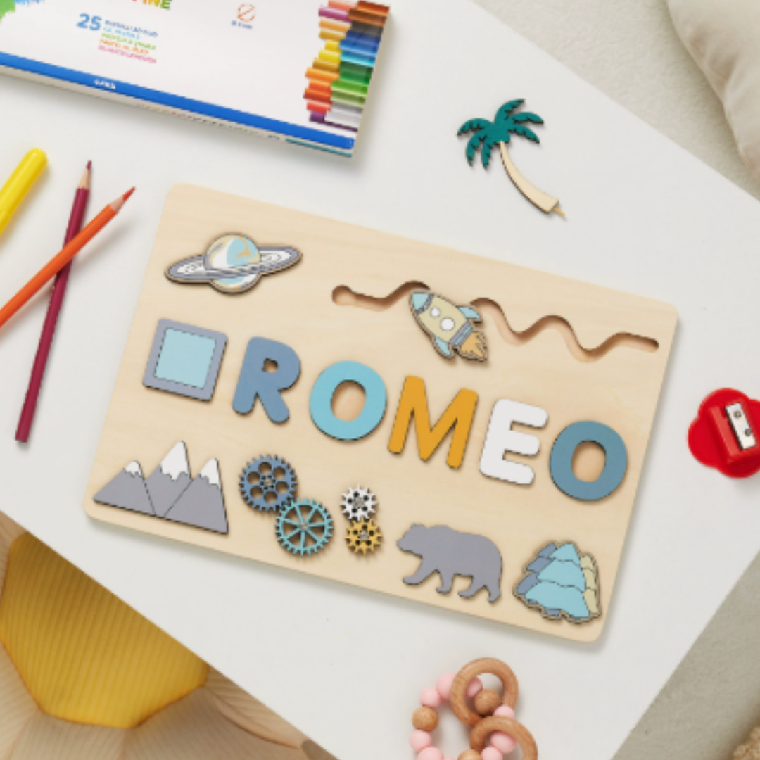 Woods - Your Own Unique Name Sign - Personalised Name Puzzle