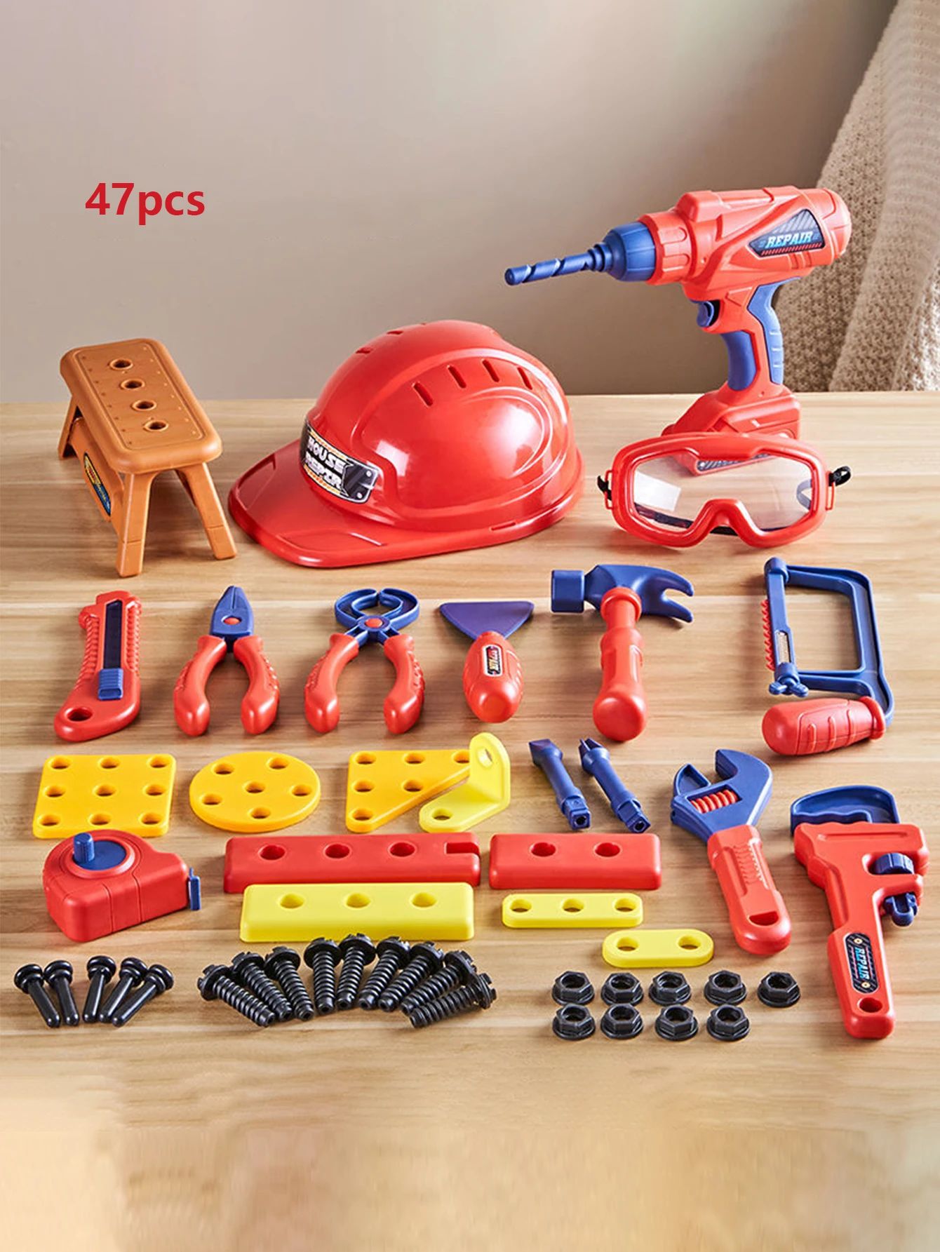 Kids Toolbox - Tough and Educational - Toy Tool Set