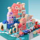 BuildJoy - Educational and Fun - Wooden City Blocks