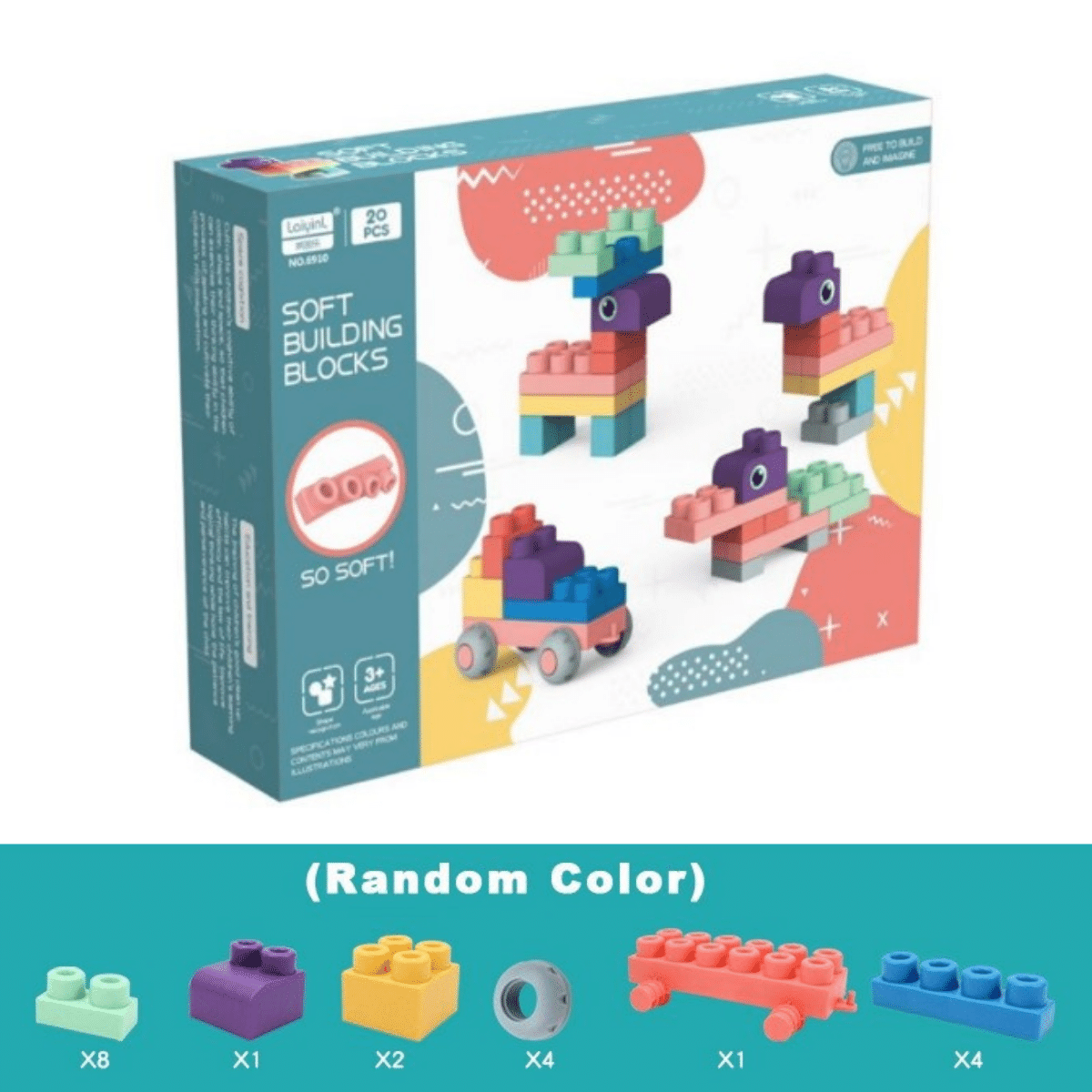 Soft Building Blocks - Building Fun - Soft Baby Building Blocks