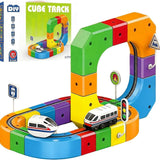 DIY Cube Track - Creative and Active - DIY Magnetic Train Track
