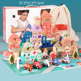 BuildJoy - Educational and Fun - Wooden City Blocks