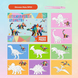 3D Sticker Puzzle – Kreativt og lærerikt – Geometrisk 3D-puslespill
