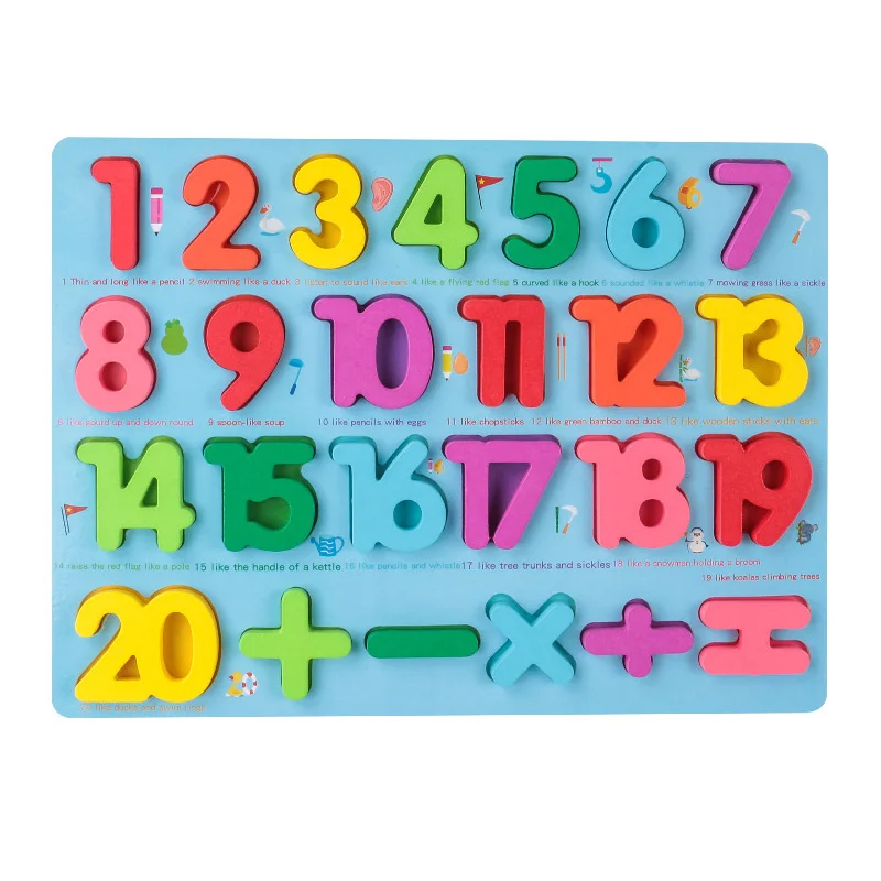 SmartBoard - Colourful and Educational - Montessori Number and Letter Puzzle