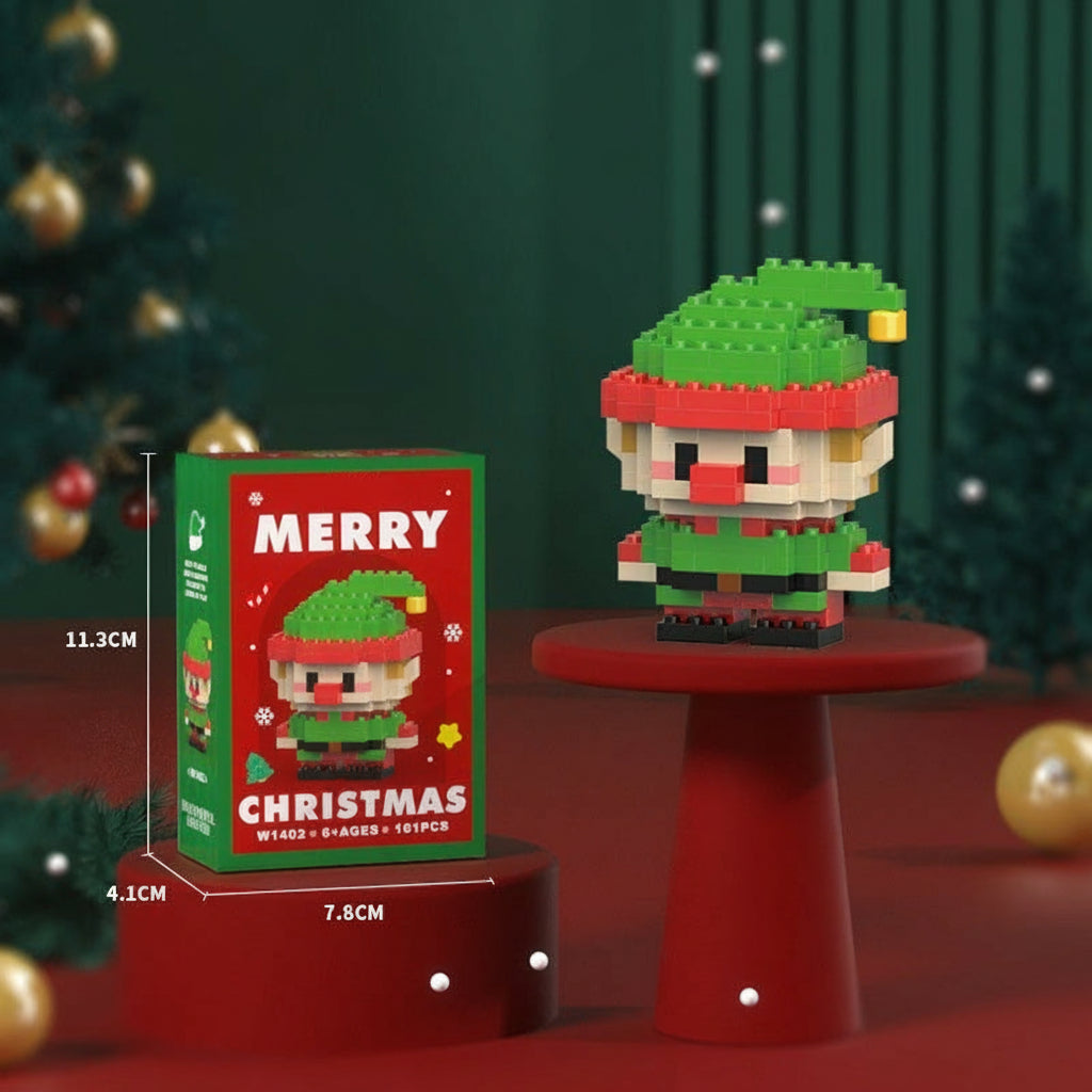 HolidayBlocks - Cheerful & Decorative - Mini Christmas Building Blocks