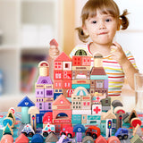 BuildJoy - Educational and Fun - Wooden City Blocks