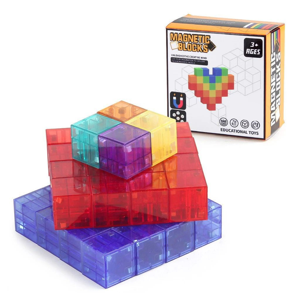Magic Cubes - Imagination & Fun - Magnetic Building Blocks