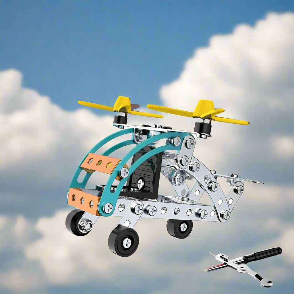 MetalBuild - Tough and Educational - Construction Vehicle Kit
