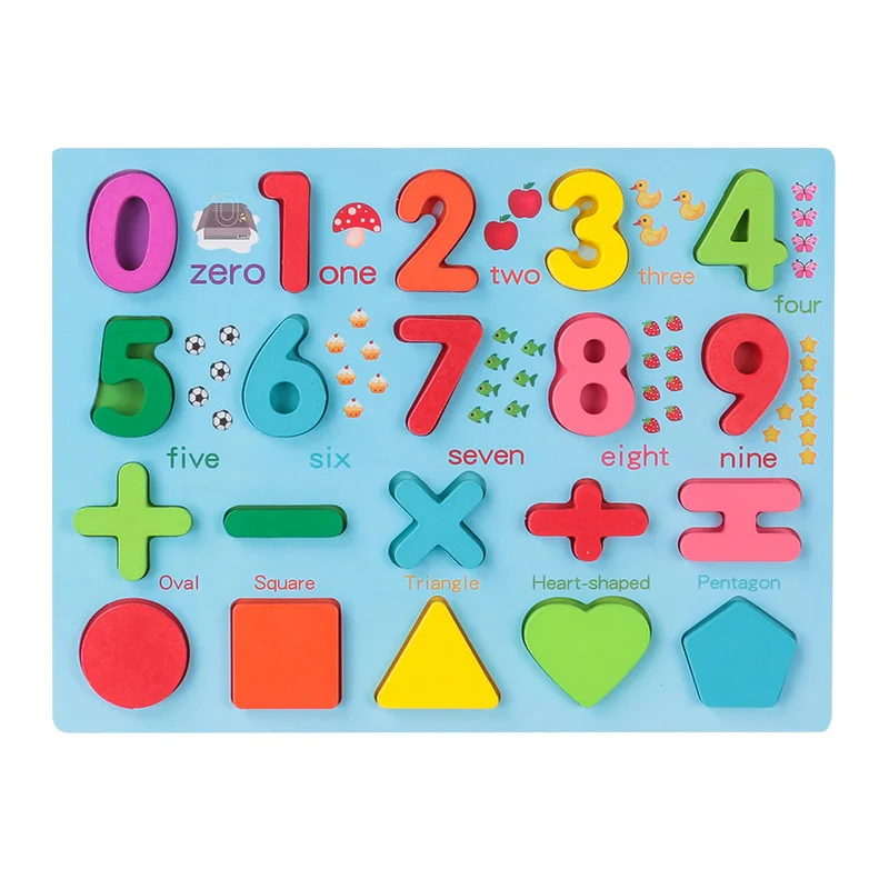 SmartBoard - Colourful and Educational - Montessori Number and Letter Puzzle