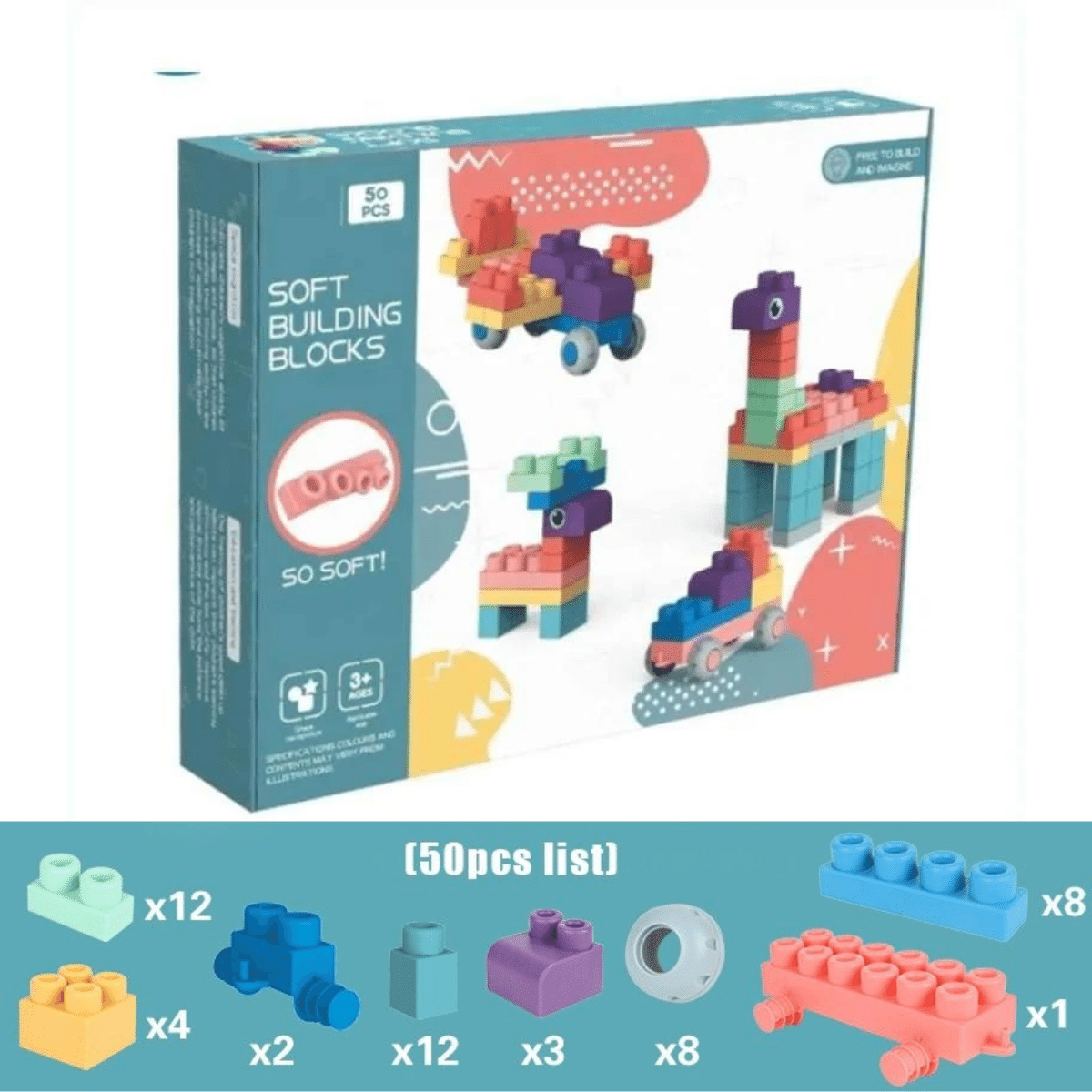 Soft Building Blocks - Building Fun - Soft Baby Building Blocks