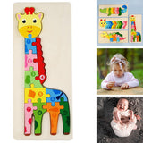 Woods - Puzzle for Curious Kids - Number and Animal Puzzle