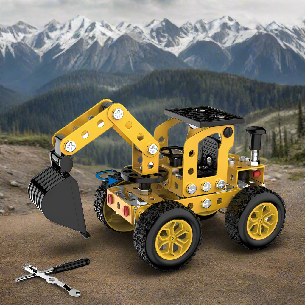 MetalBuild - Tough and Educational - Construction Vehicle Kit