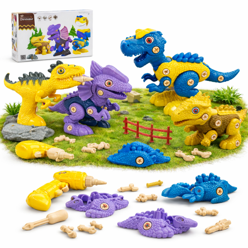 JurassicDrill - Cool and Playful - Dino DIY Set