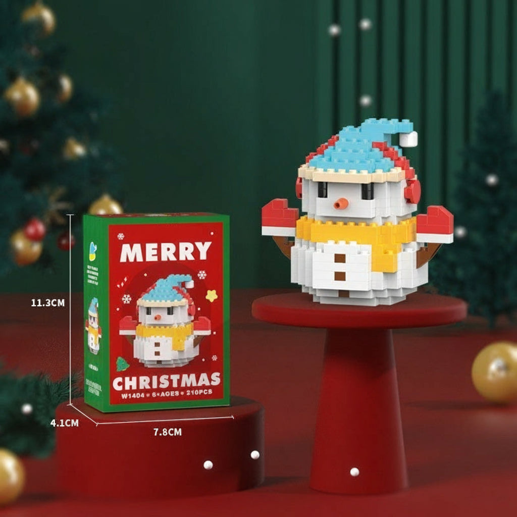 HolidayBlocks - Cheerful & Decorative - Mini Christmas Building Blocks