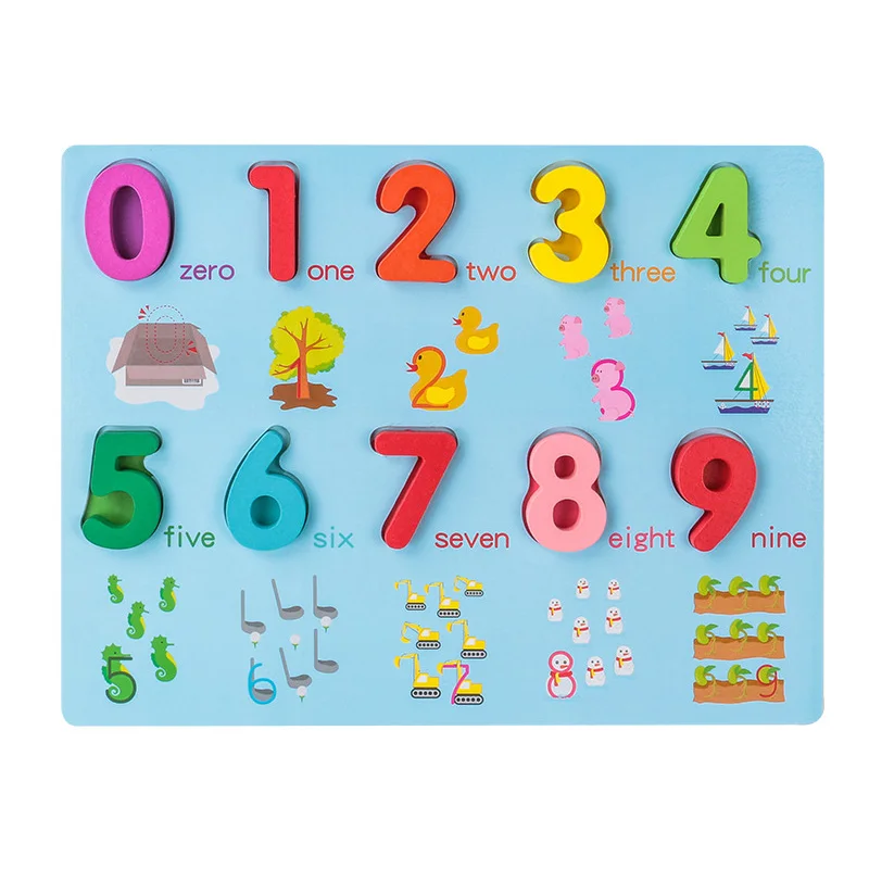 SmartBoard - Colourful and Educational - Montessori Number and Letter Puzzle