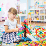 3D Building Blocks - Develops Creativity - Snowflake Building Blocks