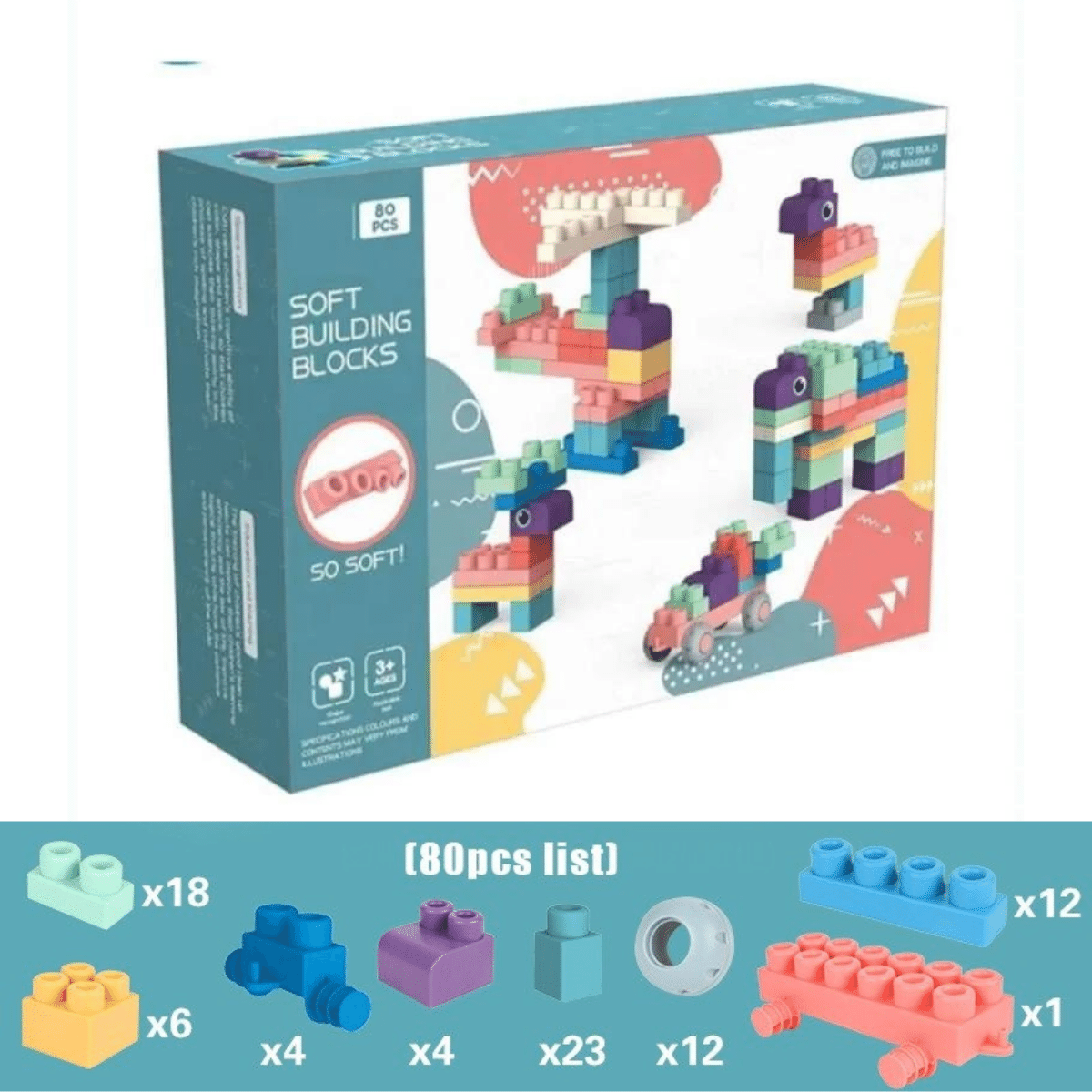 Soft Building Blocks - Building Fun - Soft Baby Building Blocks