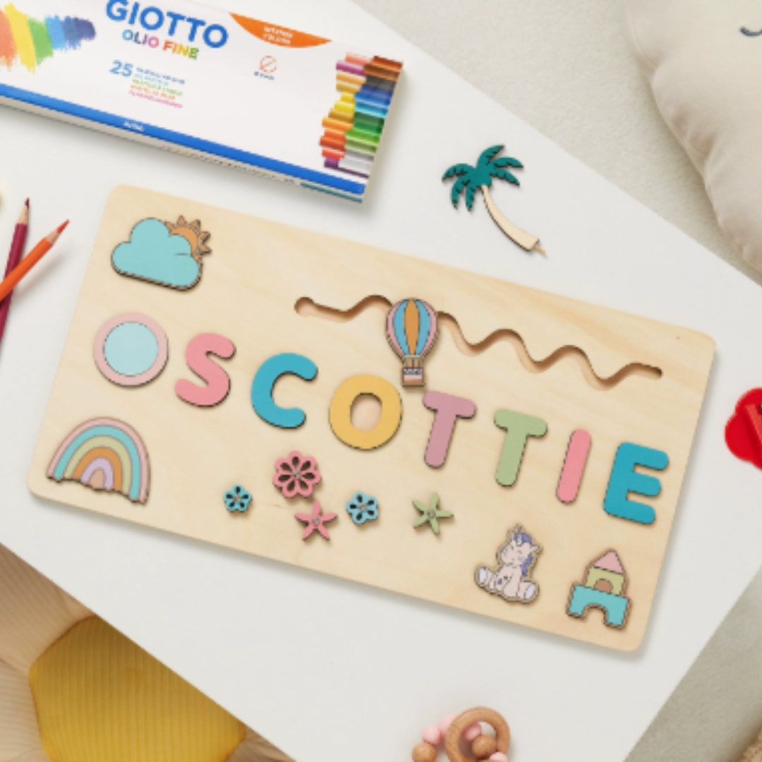 Woods - Your Own Unique Name Sign - Personalised Name Puzzle