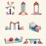 BuildJoy - Educational and Fun - Wooden City Blocks