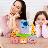 Animal Stacking - Forbedre gjenkjennelsesevnene dine - Stablespill