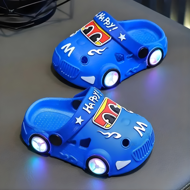 FlashWheels - Light-Up Car Slippers