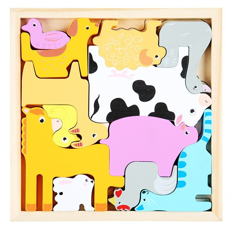 Woods - What Fits the Frame - Shape Puzzle (2+1 FREE)
