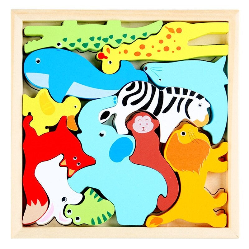 Woods - What Fits the Frame - Shape Puzzle (2+1 FREE)
