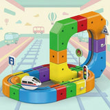 DIY Cube Track - Creative and Active - DIY Magnetic Train Track