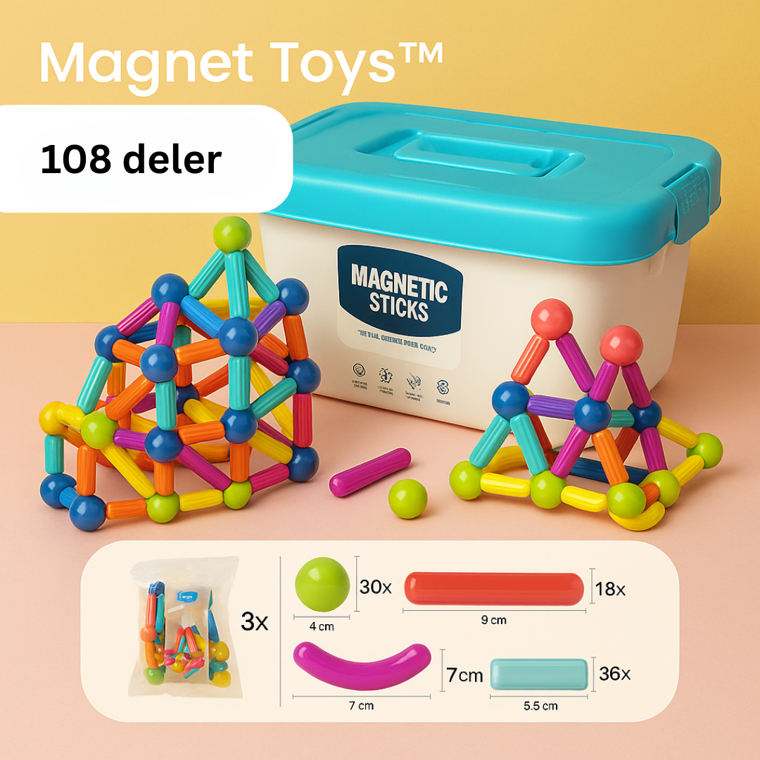 Magnet Toys - Creativity Development - Magnetic Sticks