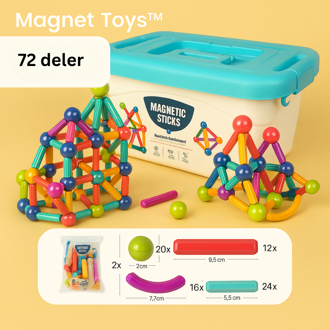 Magnet Toys - Creativity Development - Magnetic Sticks