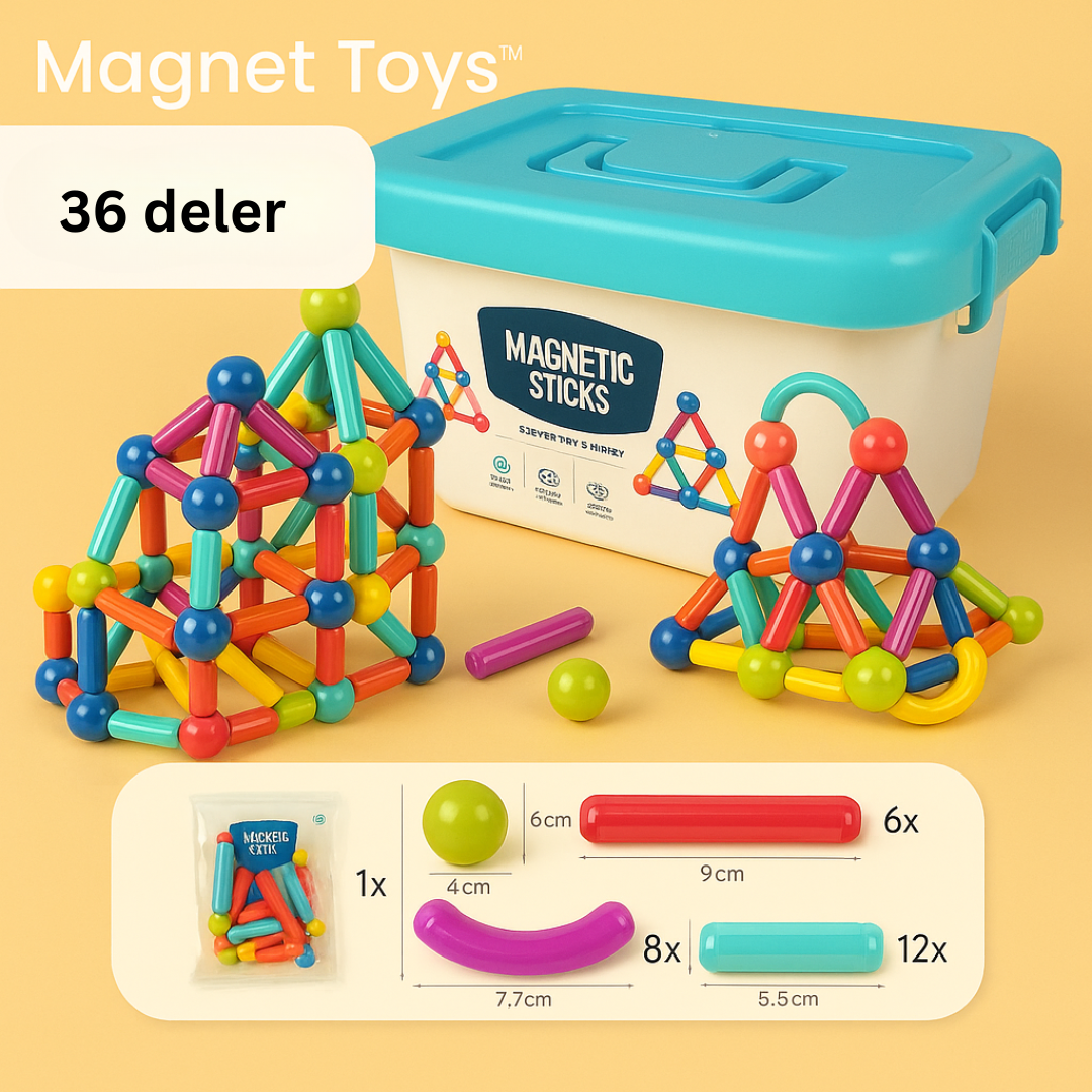 Magnet Toys - Creativity Development - Magnetic Sticks