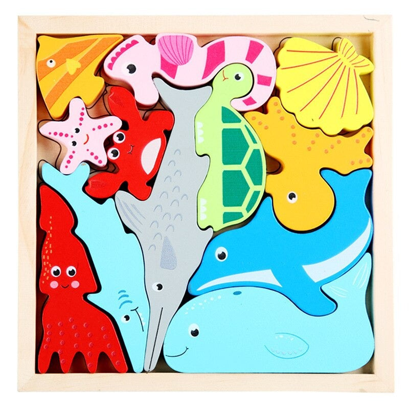 Woods - What Fits the Frame - Shape Puzzle (2+1 FREE)