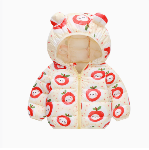 Mini Fashion - Lightweight Hooded Puffer Jacket - Warm for Spring and Autumn