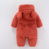 Mini Fashion - Fleecedress - med hette
