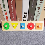 Woods - Montessori-puslespill med geometriske former