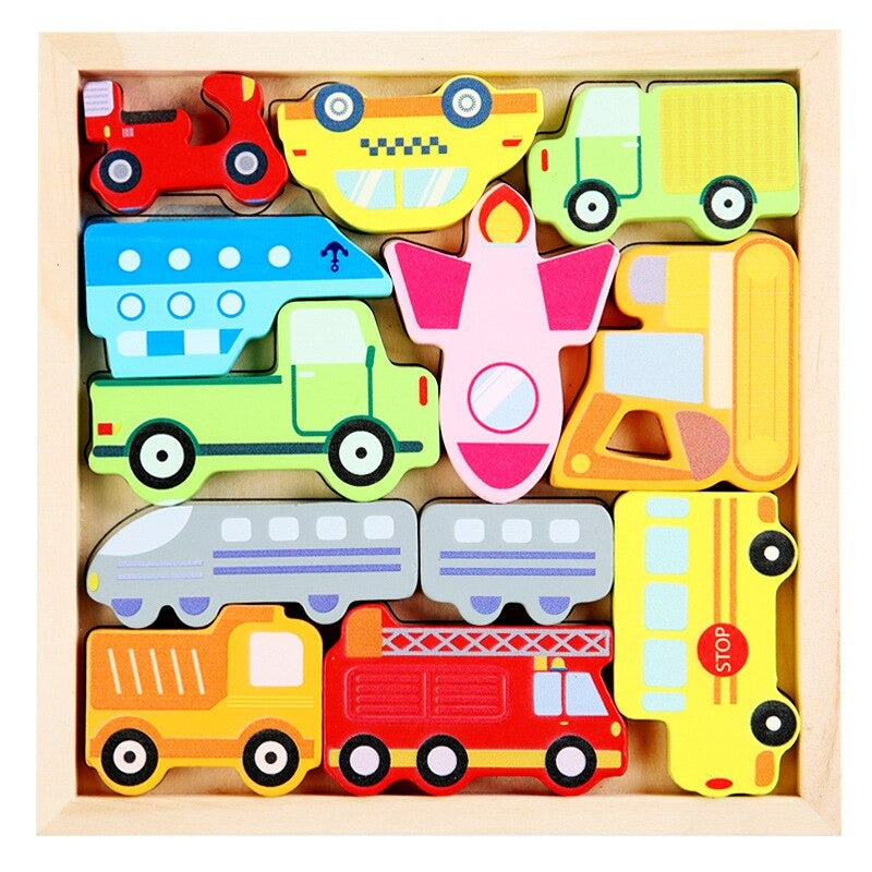 Woods - What Fits the Frame - Shape Puzzle (2+1 FREE)
