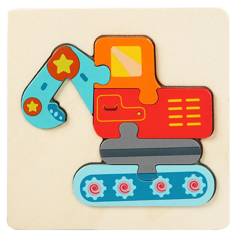 3D Wooden Puzzle - Puslespill - Fremmer utvikling