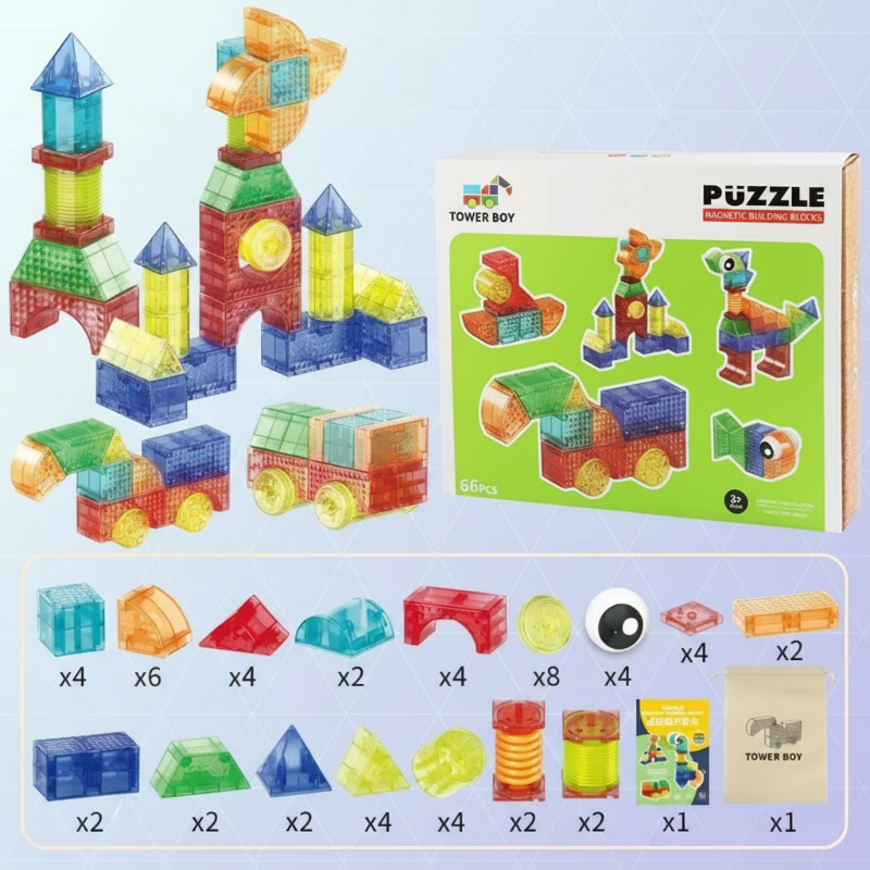 MagniCube - Creative and Educational - Magnetic Building Block Set