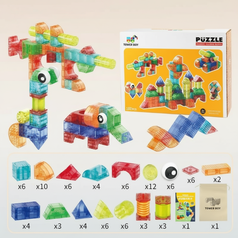 MagniCube - Creative and Educational - Magnetic Building Block Set