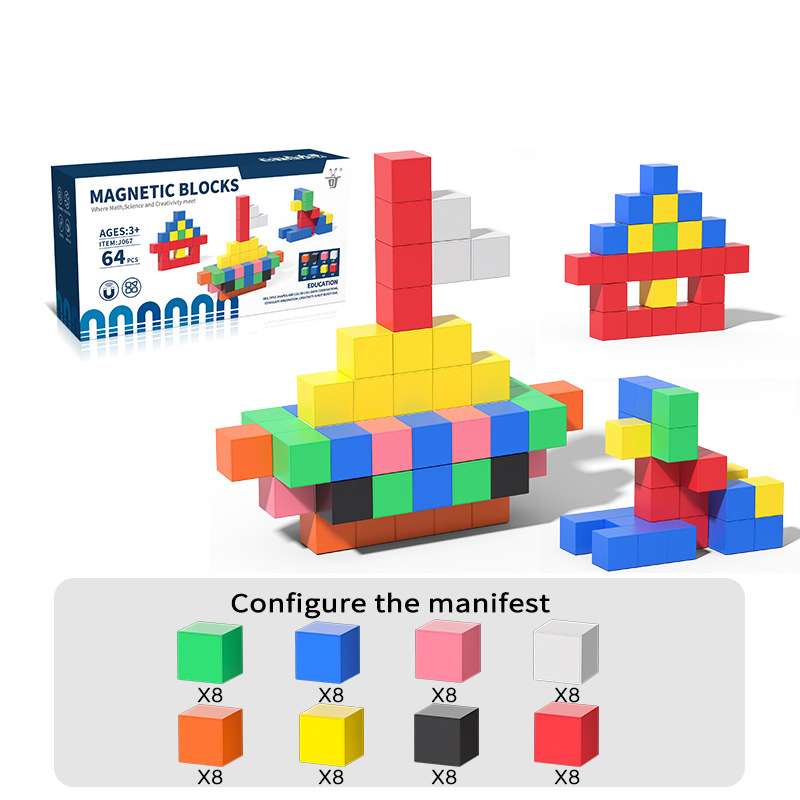 Magnet Toys - Learn and Build - Magnetic Building Blocks