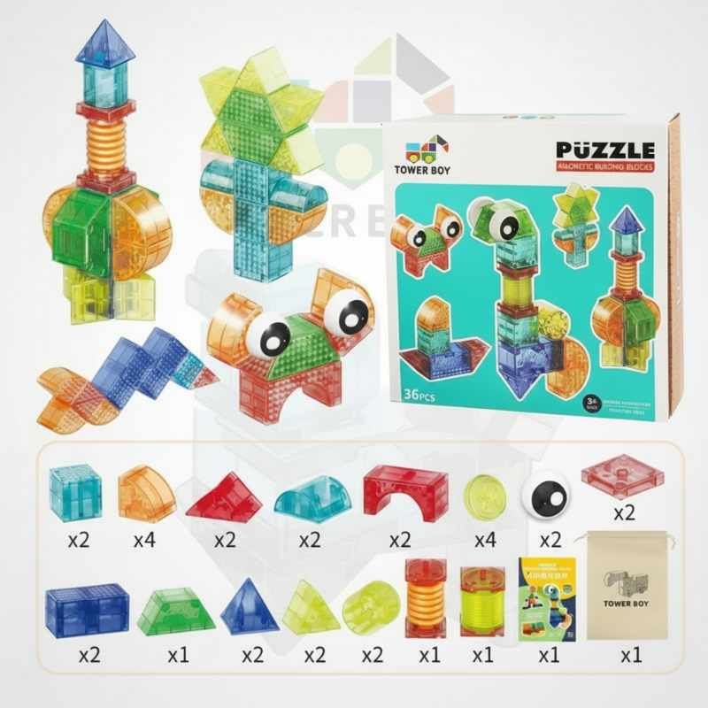 MagniCube - Creative and Educational - Magnetic Building Block Set