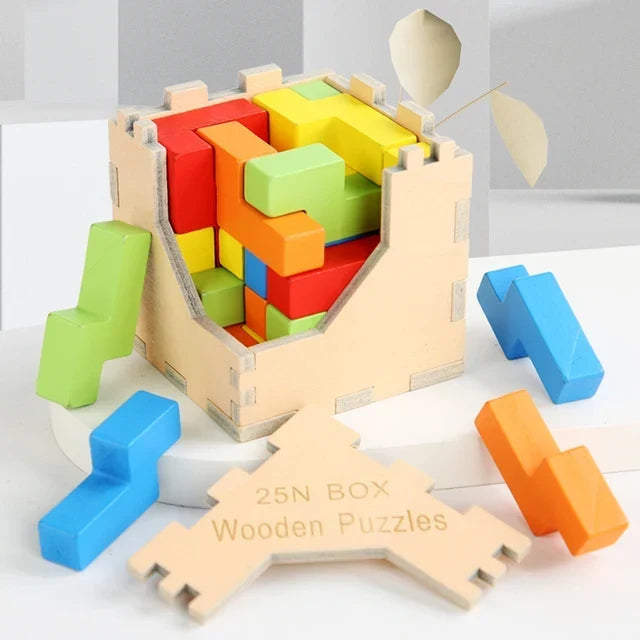 Woods - Tren hjernen - 3D Tetris puslespill