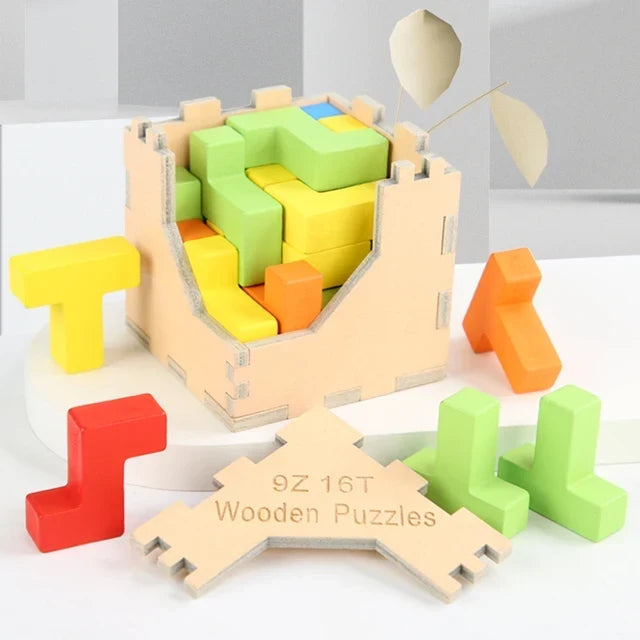 Woods - Tren hjernen - 3D Tetris puslespill