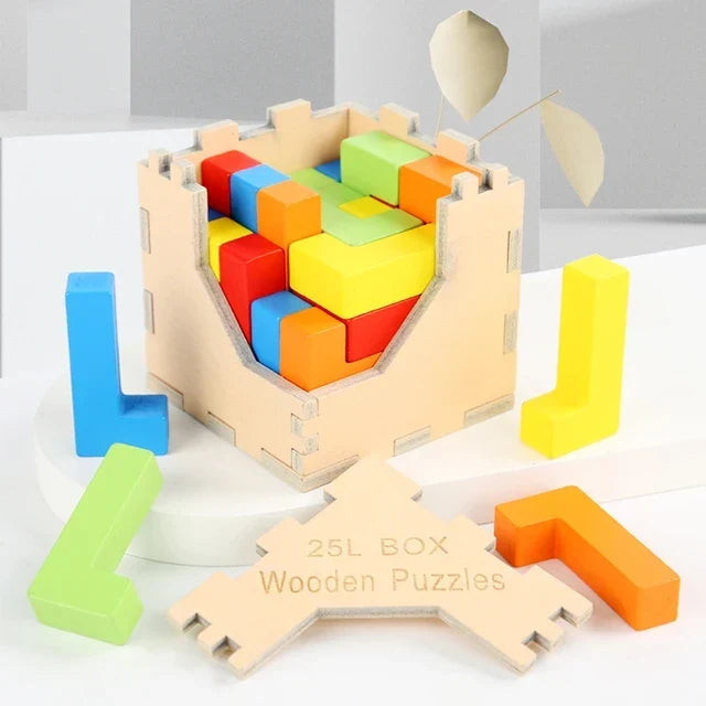Woods - Tren hjernen - 3D Tetris puslespill