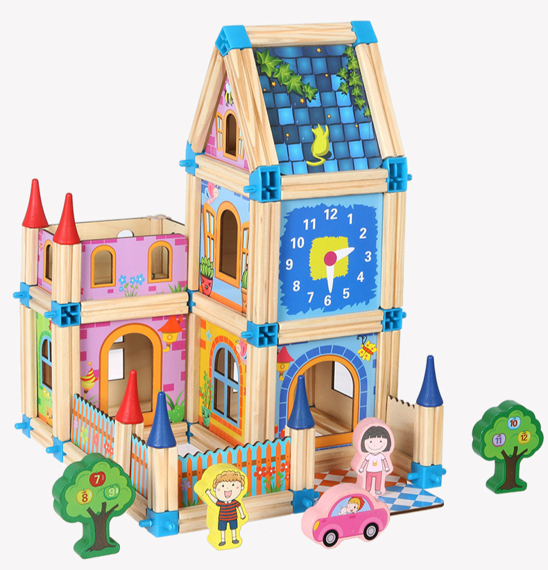 Woods - Sustainable and Creative - Wooden Building Set for Kids