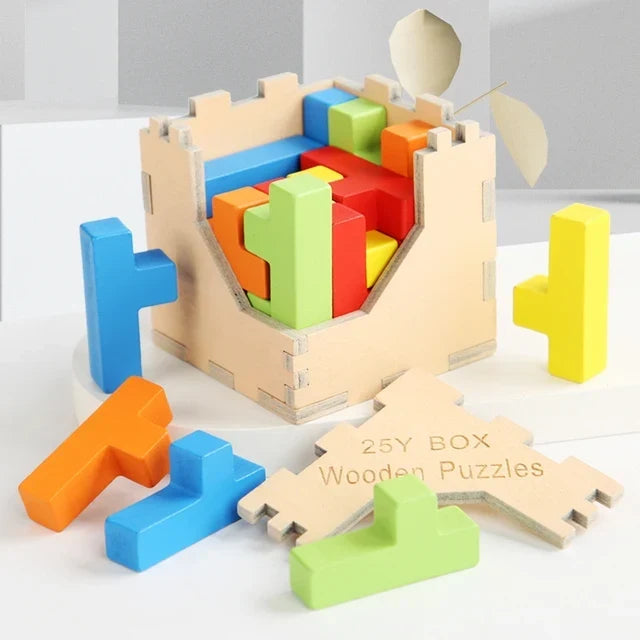 Woods - Tren hjernen - 3D Tetris puslespill