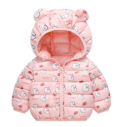 Mini Fashion - Lightweight Hooded Puffer Jacket - Warm for Spring and Autumn