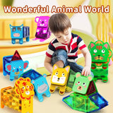 Animal Magnetic Building Blocks - Magnetisk byggemagi - Fantasifull bygging